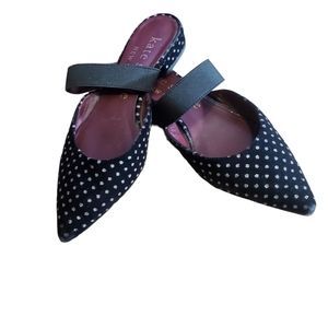 Kate Spade Velvet Sparkle Slip Ons Size 7B
